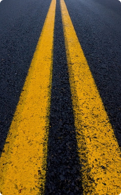 road painted